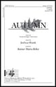 Autumn SATB choral sheet music cover